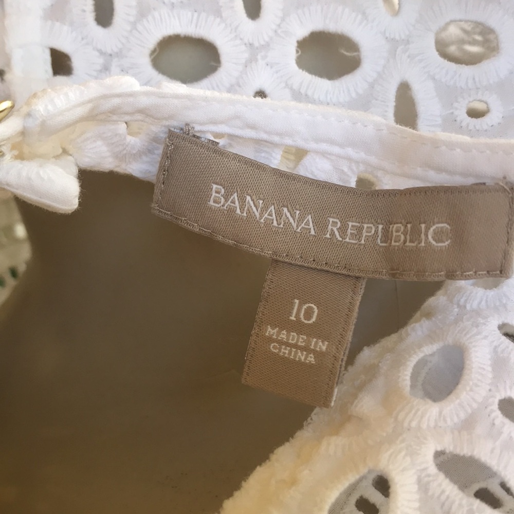Banana Republic poppy white lace blouse - Picture 8 of 8